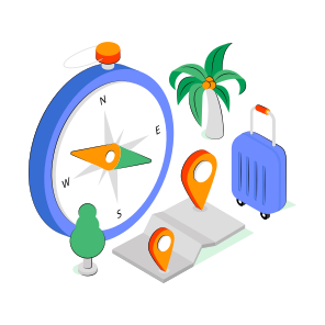 Compass, Windrose, Magnetic Tool, Travel Orientation, Direction Tool icon