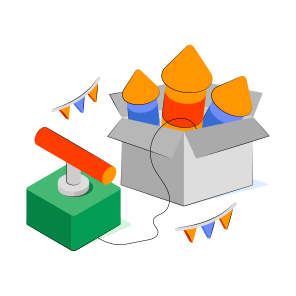 Fire Rocket, Firecrackers, Cracker Box, Celebration, Firework icon