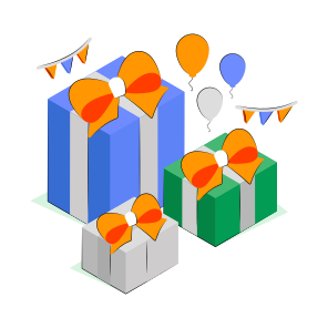 Gift Boxes, Cartons, Wrapped Packages, Presents, Surprise,  icon