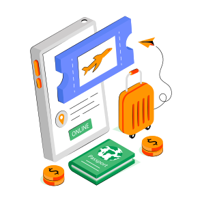 Mobile Ticket Booking, Ticket Book App, Voucher, Permit Pass, Travel Pass,  icon