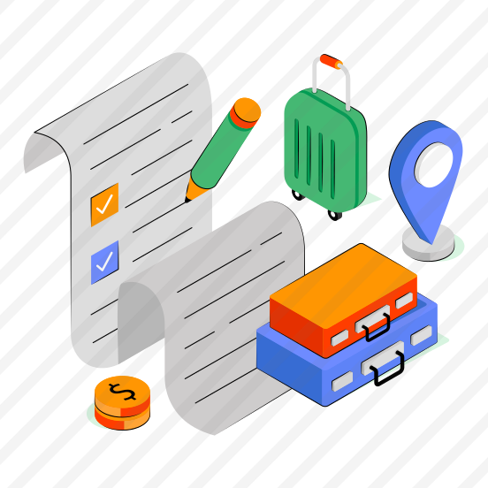 Travel List, Checklist, Todo, Worksheet, Task List  preview