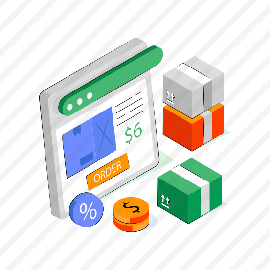 Online Order, Parcel Order, Online Package, Carton, Box,   preview