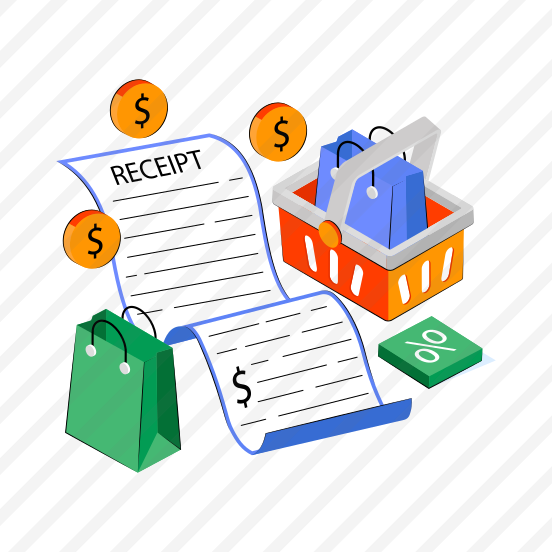 Shopping Bill, Invoice, Receipt, Payment Slip, Commerce  preview