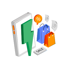 Shopping Discount, Shopping Sale, Flash Sale, Hot Sale, Commerce  icon