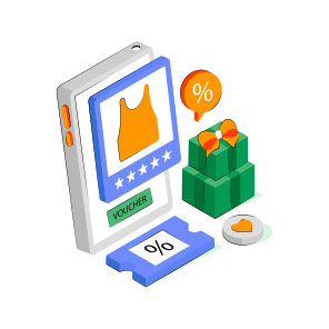 Shopping Voucher, Discount Voucher, Online Voucher, Mcommerce, Mobile Shopping  icon