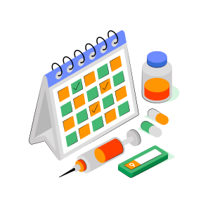Appointment, Vaccination Schedule, Planner, Almanac, Medical Schedule,  icon