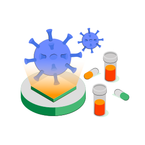 Covid , Corona, Coronavirus, Microorganism, Virus icon