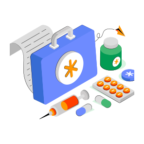 First Aid Kit, First Aid Bag, Doctor Briefcase, Doctor Bag, Medical Kit icon