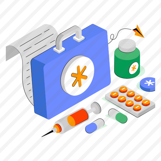 First Aid Kit, First Aid Bag, Doctor Briefcase, Doctor Bag, Medical Kit preview