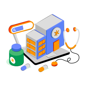 Hospital, Building, Architecture, Clinic, Dispensary,  icon