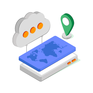 Cloud Location, Cloud Direction, Cloud Gps, Navigation, Geolocation,  icon