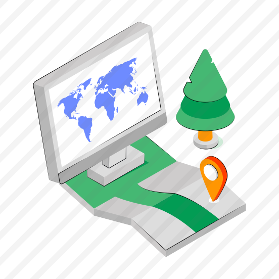 Forest Location, Forest Direction, Gps, Navigation, Geolocation  preview
