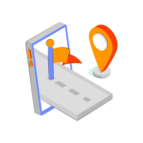 Mobile Map, Mobile Location, Mobile Direction, Gps, Mobile Destination,  icon