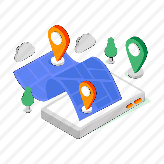 Mobile Map, Mobile Location, Mobile Direction, Gps, Navigation,  preview