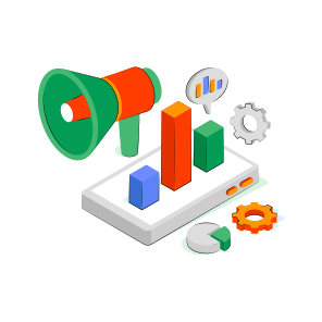 Marketing Setting, Mobile Marketing Management, Marketing Development, Announcement Management, Announcement Development,  icon