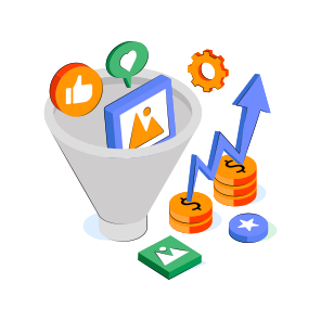 Social Media Filtration, Social Media Extraction, Social Media Pouring, Social Media Funnel, Pouring Channel,  icon