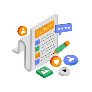 Survey List, Customer Review, Customer Ratings, Feedback Form, Customer Response icon