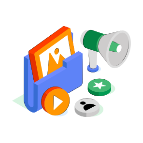 Video Folder Marketing, Media Folder, Mp Folder, Document, Document Announcement  icon