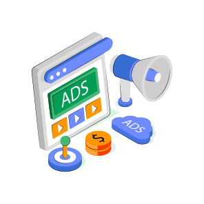 Web Ad, Digital Ad, Online Ad, Online Advertising, Advertisement Website  icon