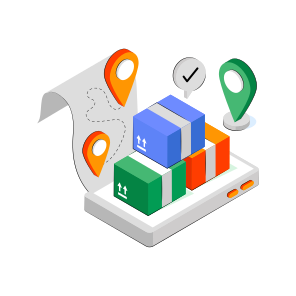 Mobile Parcel Location, Mobile Package, Online Package, Mobile Delivery, Phone Parcel Tracking  icon