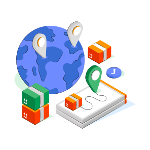 Mobile Parcel Tracking, Mobile Package, Online Package, Mobile Delivery, Phone Parcel icon