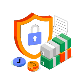 Parcel Security, Parcel Protection, Package Security, Package Protection, Secure Parcel,  icon