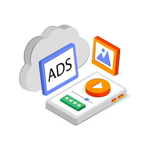 Cloud Ad, Cloud Advertisement, Cloud Technology, Cloud Computing, Cloud Hosting  icon