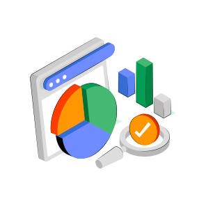 Online Data Analytics, Online Infographic, Online Statistics, Business Data, Business Chart icon