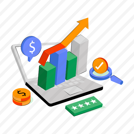 Online Data Analytics, Online Infographic, Online Statistics, Business Data, Online Growth Chart preview