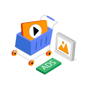 Shopping Video Ad, Online Ad, Video Streaming, Multimedia, Video Advertising  icon