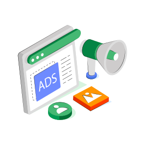 Web Ad, Digital Ad, Online Ad, Online Advertising, Advertisement Website  icon