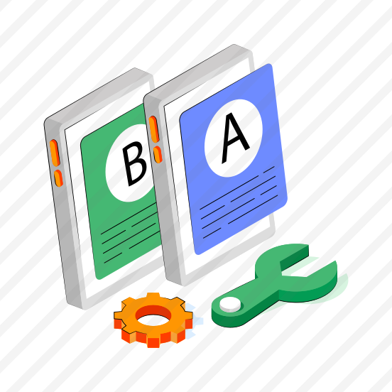Ab Test, Comparison Test, Split Testing, Bucket Testing, Ui preview