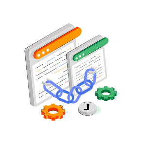 Linked Website, Online Linkage, Hyperlink, Chainlink, Linked Webpage  icon