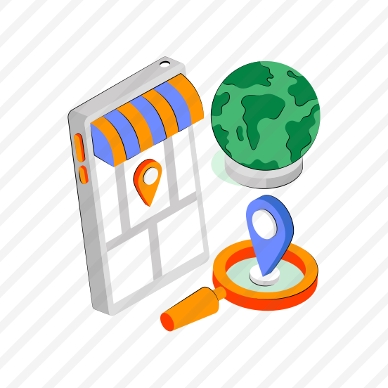 Mobile Map, Mobile Location App, Mobile Direction, Gps, Mobile Navigation,  preview