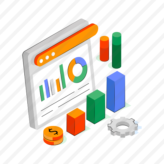 Online Chart, Online Graph, Data Analytics, Web Infographic, Web Statistics  preview