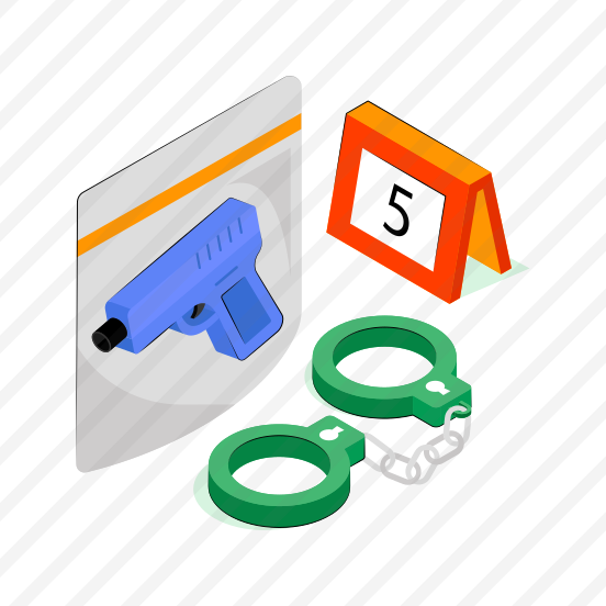 Gun, Pistol, Crime Evidence, Weapon, Firearm preview