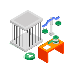 Jail Law, Jailhouse, Lockup, Detention Center, Prison House  icon