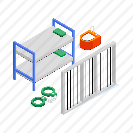 Jail Room, Jailhouse, Lockup, Detention Center, Prison House  preview