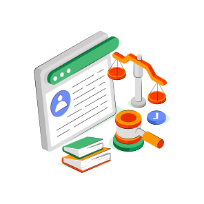 Online Justice, Equity, Fairness, Online Law, Justice Scale  icon