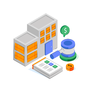 Real Estate Law, Property Law, Property Auction, Real Estate Auction, Bid,  icon