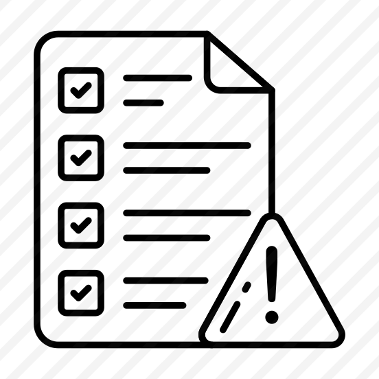 Checklist, List Error, Todo, Worksheet, Agenda preview