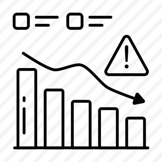 Loss Chart, Recession Graph, Data Analytics, Infographic, Statistics  preview