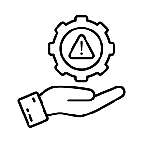 Risk Management, Risk Development, Risk Setting, Warning Management, Risk Configuration, icon