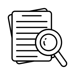 Search Paper, Document Analysis, Document Exploration, Data Research, Paper Analysis icon