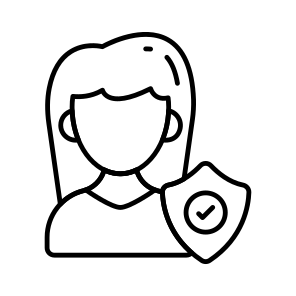 User Security, User Protection, Personal Security, Personal Protection, User Safety icon