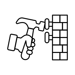 Fix Iron Nail, Repair Work, Cobbler Hammer, Repair Tool, Repair Equipment,icons icon