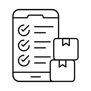 Mobile List, Logistic Plan, Checklist, Todo List, Worksheet icon