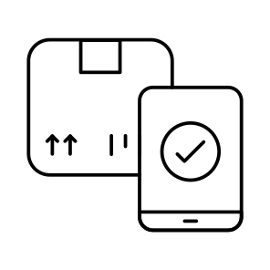Mobile Parcel, Mobile Package, Online Package, Mobile Delivery, Phone Parcel,icons icon