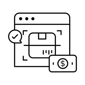 Parcel Scan, Parcel Track, Package Scan, Carton, Box icon