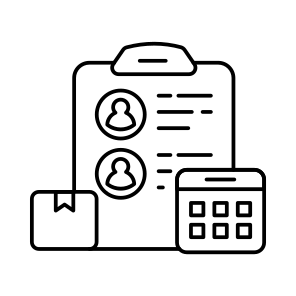 Parcel Schedule, Logistic Schedule, Delivery Schedule, Delivery Reminder icon